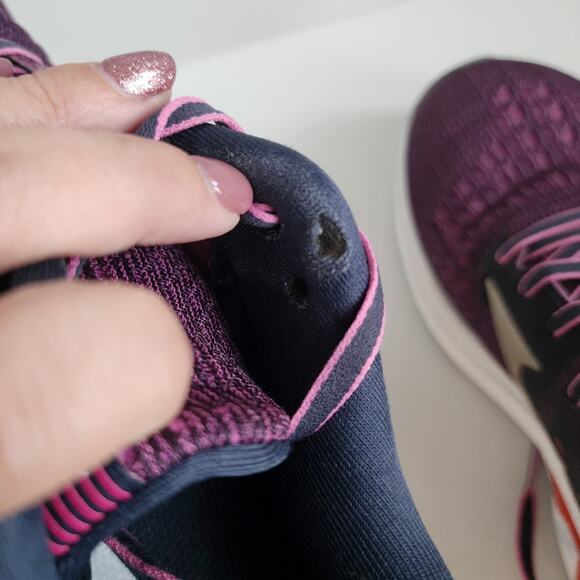 Mizuno Wave Inspire 17 India Ink Purple Athletic Running Shoes - Women's 8 - Picture 10 of 12